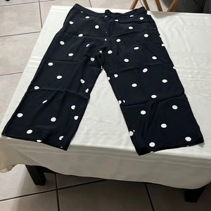 Loft polkadot pants size Large